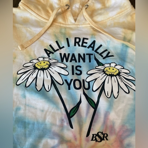 BSR by SAMII RYAN Zumiez tie dye All I really want is you sweatshirt - Picture 2 of 10